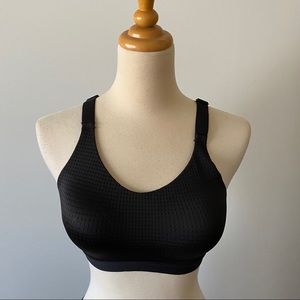 Victoria Secret Sport Black Mesh Sports Bra 34C